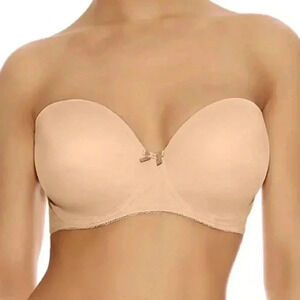 NWT  Freya Deco Strapless Bra 38FF